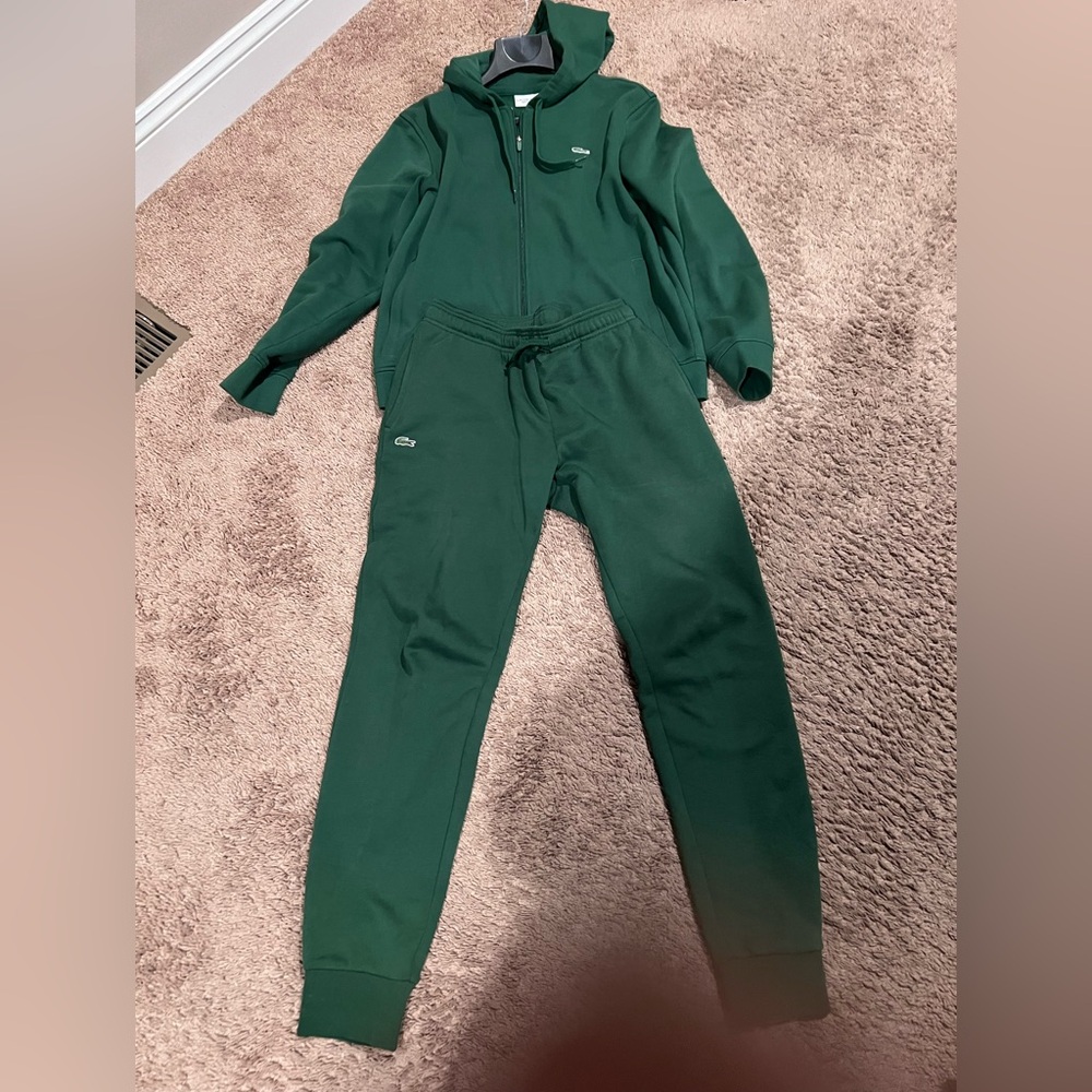 Like New Green Lacoste Jogging suit